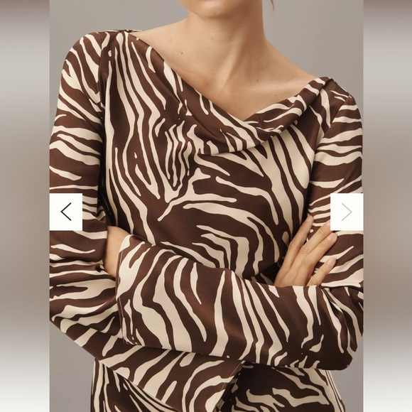 🍂NWT Reformation Pike Satin Mini Dress - Picture 4 of 11